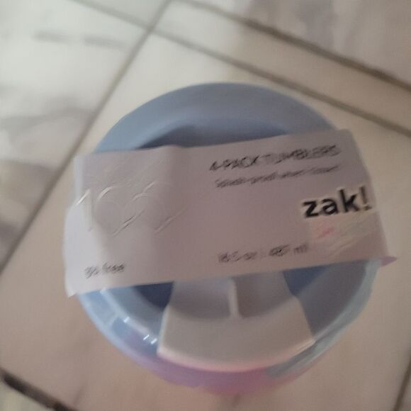 Zak! Multicolor 100 Years of Disney Printed Tumbler Cups 4 Pack NWT - Picture 8 of 8
